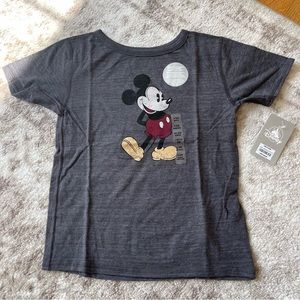 Disney Boys Gray Mickey Mouse T-Shirt‎ Sz 5/6 S NWT